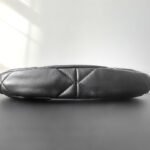 Chanel 24C 19 Hobo Underarm Bag 29cm Black Maxi Quilted Lambskin Half-Moon Crescent Shoulder Bag 4