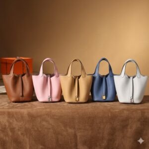 Hermès Picotin Lock 18 Bag 18cm Premium Clemence Leather Bucket Tote