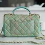 Chanel 22P “King of Bags” Iridescent Gradient Mini CF Top Handle Bag Summer Edition 20cm Shoulder Bag 5