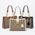 Gucci Padlock GG Supreme Canvas & Leather Chain Shoulder Bag 35cm