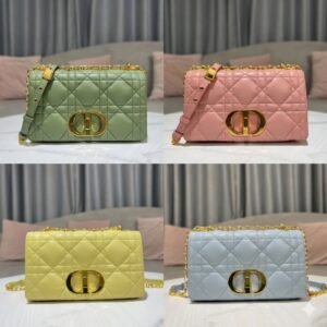 Dior Caro Bag Medium Cannage Flap Bag 7 Colors The Epitome of Modern Elegance in Supple Macrocannage Calfskin