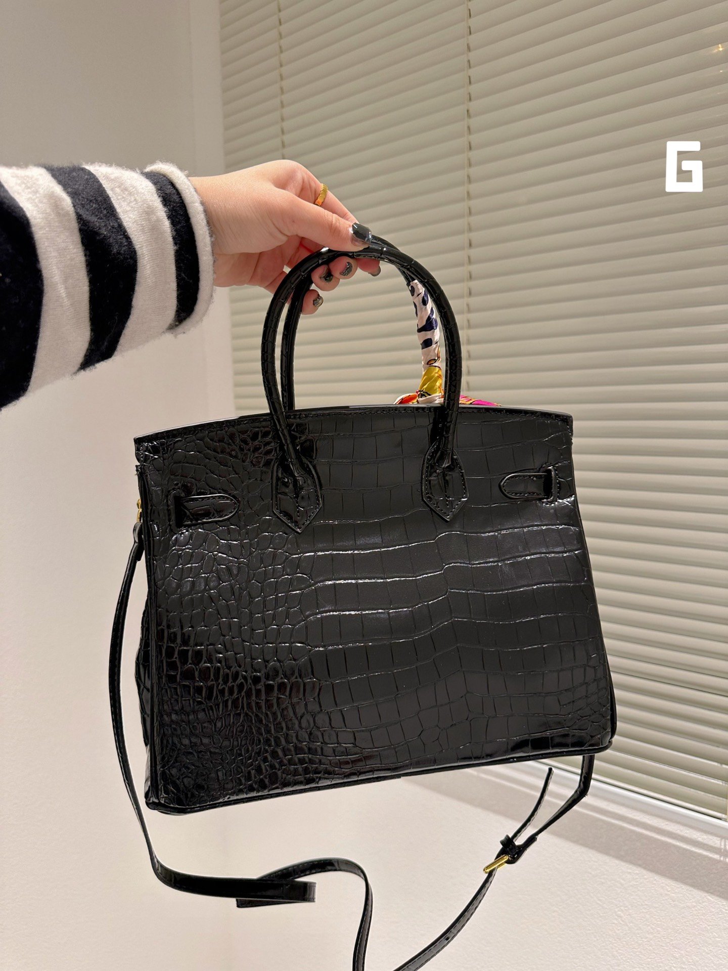 Hermès Birkin 30cm Handbag Premium Exotic Leather 3 Colors Black/Red/Brown 6