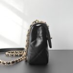 Chanel 23B Fall/Winter Calfskin Quilted Flap Bag with Gold Coin & Iconic Charms 19cm Black 6