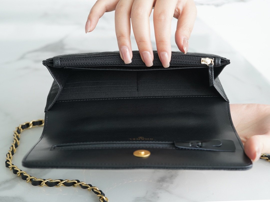 Chanel 22P Spring/Summer Collection The Iconic Top Handle Wallet on Chain (WOC) 19cm Flap Bag 6