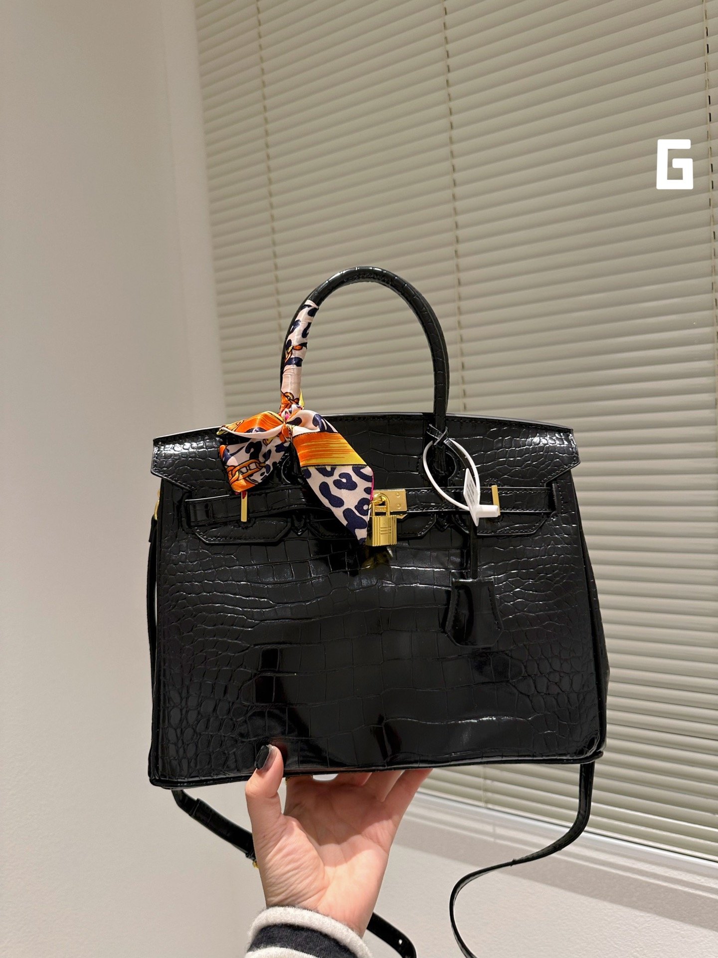 Hermès Birkin 30cm Handbag Premium Exotic Leather 3 Colors Black/Red/Brown 7