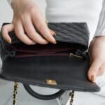 CHANEL Coco Handle Small Flap Bag 24cm in Grained Calfskin Elegant Top Handle Crossbody with Gold-Tone Hardware 7