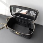 Chanel Signature Letter Handle Vanity Case 17cm Upgraded Caviar Leather Edition 7