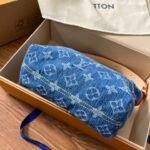 Louis Vuitton Hills Pochette in Monogram Denim Shoulder Bag 18.5cm A Contemporary Icon of Casual Luxury 7