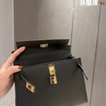 Hermès Kelly Style 25cm Birkin Handbag Top-Grain Epsom Leather Fashion Tote for Women 8