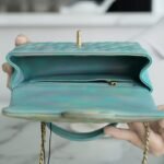 Chanel 22P “King of Bags” Iridescent Gradient Mini CF Top Handle Bag Summer Edition 20cm Shoulder Bag 8