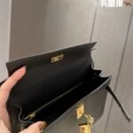 Hermès Kelly Style 25cm Birkin Handbag Top-Grain Epsom Leather Fashion Tote for Women 9