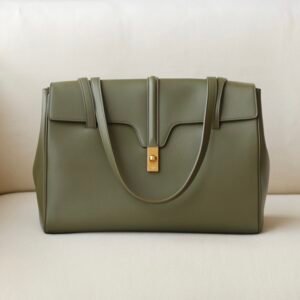 CELINE Large Soft 16 Shoulder Bag 38cm Calfskin Leather Tote & Designer Work Bag for Women 1