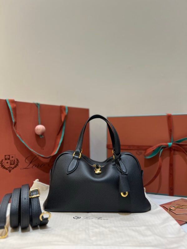 1 Loro Piana Needle Small Bag 5 Colors 31cm Premium Leather Handbag with Adjustable Strap and Internal Pouch