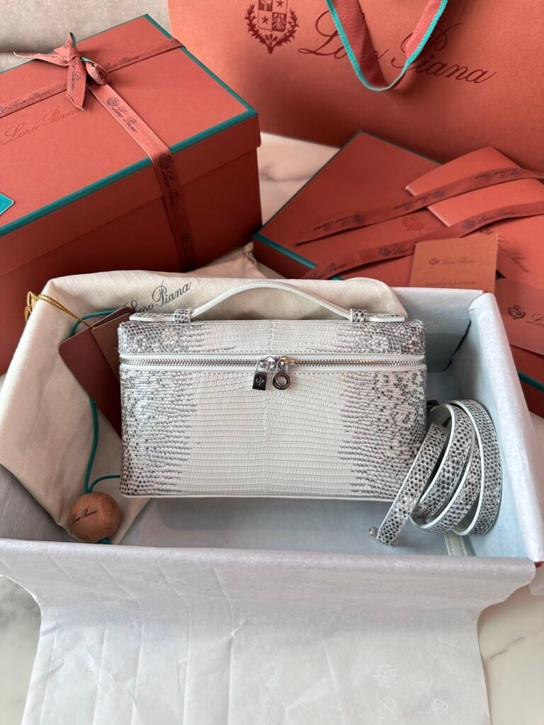 Loro Piana Extra Pocket L19 Himalayan Lizard Skin Bag Exclusive High-End Customization – Image 1