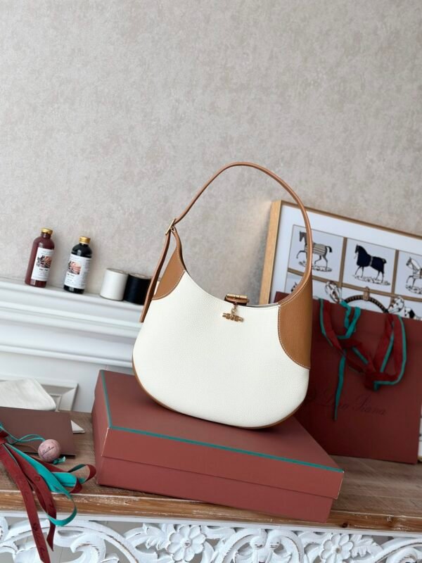 10 Loro Piana Bale Mini Bucket Bag Soft Natural Grained Calfskin Leather Top-Tier Quality Handbag 6 Elegant Colors