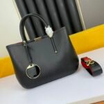 BVLGARI Style Luxury Two-Piece Tote Bag Set Premium Palm Leather Handbag with Removable Pouch BVLGARI Style Luxury Two-Piece Tote Bag Set Premium Palm Leather Handbag with Removable Pouch
