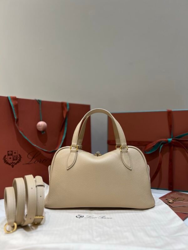 11 Loro Piana Needle Small Bag 5 Colors 31cm Premium Leather Handbag with Adjustable Strap and Internal Pouch
