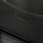 Loro Piana Loom L25 Grained Leather Handbag 25cm Top Handle Tote with Detachable Strap and Padlock Crossbody Bag for Women