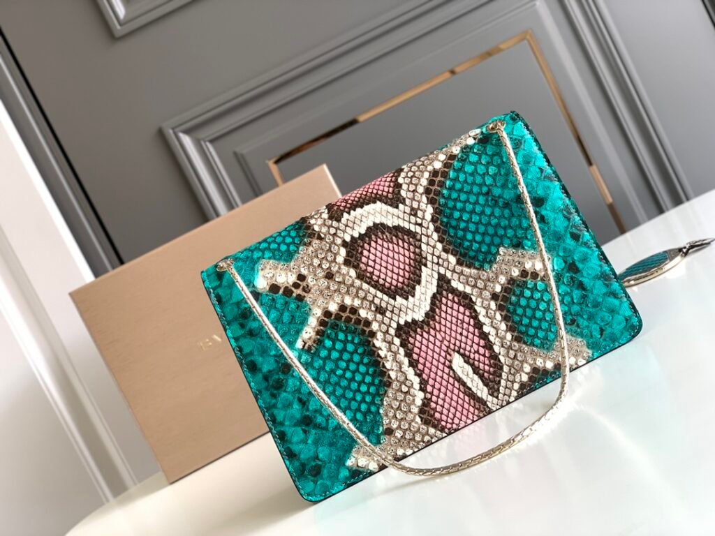 BVLGARI Serpenti Forever Python Skin Top Handle Bag VIP Custom Arctic Jade Psiche Rare Leather Shoulder Bag Crossbody Chain Flap Bag 2 Sizes – Image 11 BVLGARI Serpenti Forever Python Skin Top Handle Bag VIP Custom Arctic Jade Psiche Rare Leather Shoulder Bag Crossbody Chain Flap Bag 2 Sizes – Image 11