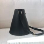 Luxury Celine Maillon Triomphe Tan Bucket Bag 25x29cm Pig Nose Gold Hardware Crossbody for Women 12