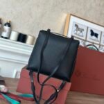 Loro Piana Extra Pocket L23.5 Grain Leather Backpack 22x23cm Quiet Luxury Minimalist Designer Handbag for Women
