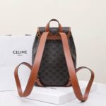 CELINE Triomphe Canvas Backpack Vintage Monogram Leather Bookbag in Mini and Large Sizes Rucksack 13