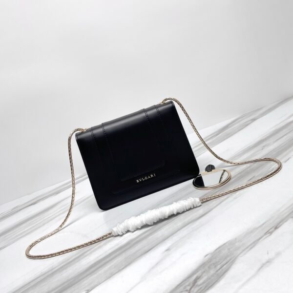 13 Bvlgari Serpenti Forever Calfskin Shoulder Bag with Single Chain Strap Small 20cm 3 Colors