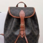 CELINE Triomphe Canvas Backpack Vintage Monogram Leather Bookbag in Mini and Large Sizes Rucksack 14