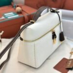 Exclusive Loro Piana L27 Vanity Case Cashmere & Imported Calfskin Structured Handbag Superior Craftsmanship Upgraded Edition Exclusive Loro Piana L27 Vanity Case Cashmere & Imported Calfskin Structured Handbag Superior Craftsmanship Upgraded Edition