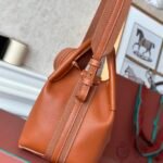 Loro Piana Mini Bale Bag 13x16x13cm Grained Calfskin Luxury Designer Mini Bucket Bag with Adjustable Crossbody Strap Loro Piana Mini Bale Bag 13x16x13cm Grained Calfskin Luxury Designer Mini Bucket Bag with Adjustable Crossbody Strap