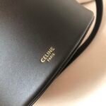 Luxury Celine Maillon Triomphe Tan Bucket Bag 25x29cm Pig Nose Gold Hardware Crossbody for Women 15
