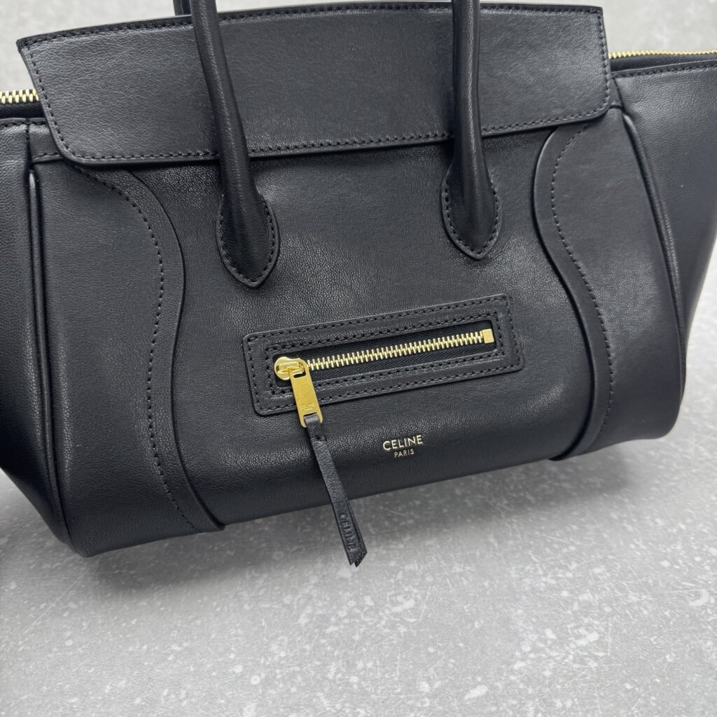 CELINE Paris New Luggage Bag 37cm Modern Revival of the Iconic Smile Bag – Image 8
