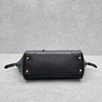Celine New Luggage Smile Bag 36cm Medium Suede & Smooth Leather Handbag Classic Retro Tote with Crossbody Strap Celine New Luggage Smile Bag 36cm Medium Suede & Smooth Leather Handbag Classic Retro Tote with Crossbody Strap