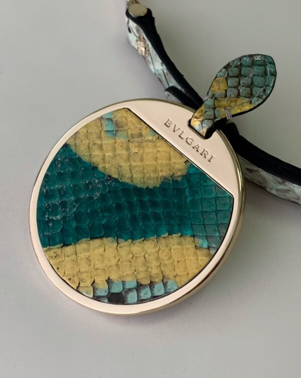 16 BVLGARI Serpenti Forever Luxury Python Leather Handbag 18cm Exclusive Multi-Color Exotic Shoulder Bag with Iconic Jewel Snakehead Closure
