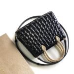BVLGARI Serpentine Duo Tote Bag 21.5cm Designer Quilted Patent Leather Evening Bag with Snake Handles BVLGARI Serpentine Duo Tote Bag 21.5cm Designer Quilted Patent Leather Evening Bag with Snake Handles