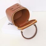 Celine Mini Vanity Case 9.5cm Shiny Calfskin with Triomphe Motif Leather Luxury Crossbody Bag 17