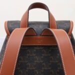 CELINE Triomphe Canvas Backpack Vintage Monogram Leather Bookbag in Mini and Large Sizes Rucksack 17