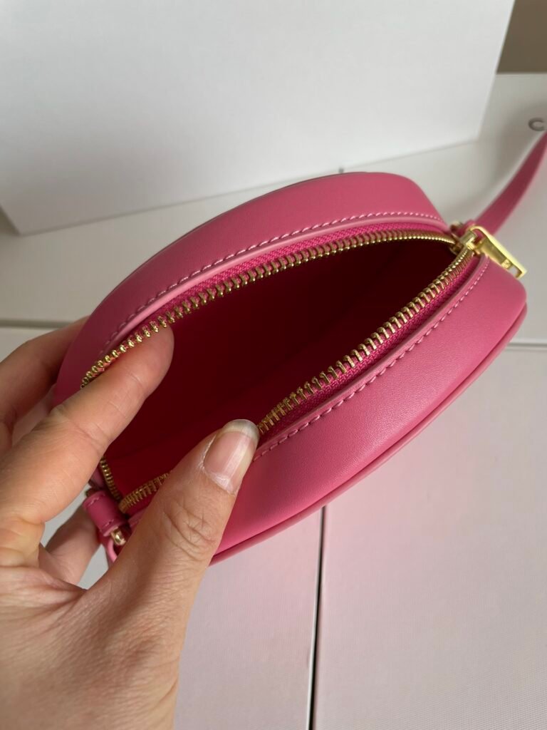 CELINE Triomphe Oval Purse 16cm Smooth Calfskin 6 Colors Small Mooncake Bag &ndash; Image 14