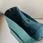 CELINE Sangle Bucket Bag 23x33cm Soft Grained Calfskin Leather Large Shoulder Tote with Removable Wool Strap for Work and Travel 18