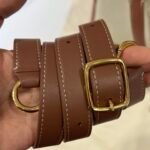 Loro Piana Needle Bag 31cm/39cm Canvas and Leather Minimalist Designer Crossbody Handbag for Daily Use