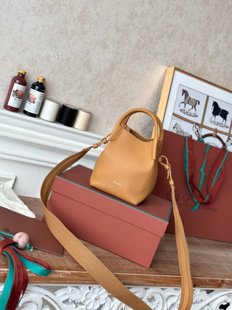Loro Piana Bale Mini Bucket Bag 9 Colors Premium Calfskin Crossbody Handbag – Image 7 Loro Piana Bale Mini Bucket Bag 9 Colors Premium Calfskin Crossbody Handbag – Image 7