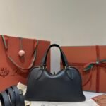 Loro Piana Needle Small Bag 5 Colors 31cm Premium Leather Handbag with Adjustable Strap and Internal Pouch Loro Piana Needle Small Bag 5 Colors 31cm Premium Leather Handbag with Adjustable Strap and Internal Pouch