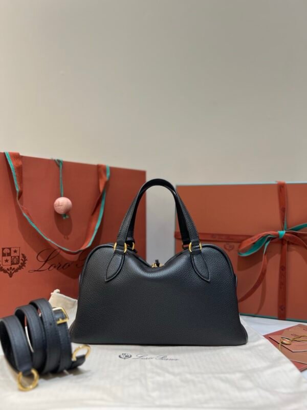 2 Loro Piana Needle Small Bag 5 Colors 31cm Premium Leather Handbag with Adjustable Strap and Internal Pouch