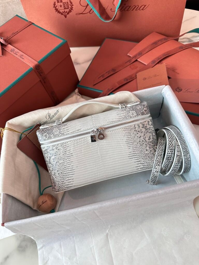 Loro Piana Extra Pocket L19 Himalayan Lizard Skin Bag Exclusive High-End Customization – Image 2