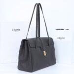 CELINE Soft 16 Bag Grained Calfskin Leather Shoulder Tote Luxury Office & Travel Handbag 32cm/38cm 20