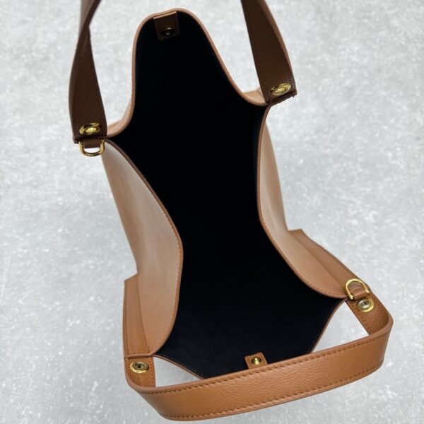 20 CELINE Cubo Medium Bucket Bag 23cm Triomphe Canvas & Calfskin Handbag with Crossbody Strap & Large Capacity