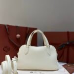 Loro Piana Needle Small Bag 5 Colors 31cm Premium Leather Handbag with Adjustable Strap and Internal Pouch Loro Piana Needle Small Bag 5 Colors 31cm Premium Leather Handbag with Adjustable Strap and Internal Pouch