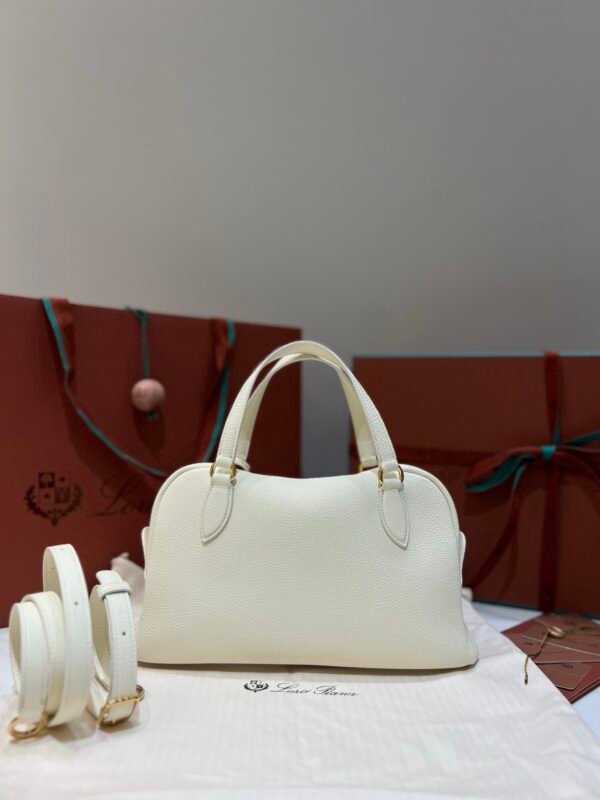 20 Loro Piana Needle Small Bag 5 Colors 31cm Premium Leather Handbag with Adjustable Strap and Internal Pouch