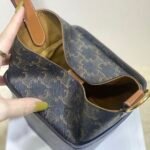 CELINE Triomphe Canvas Strap Box Small Handbag 2021 Winter Runway Collection 10.5×14.5cm 22