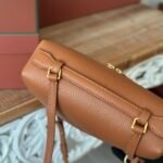 Loro Piana Extra Pocket L23.5 Grain Leather Backpack 22x23cm Quiet Luxury Minimalist Designer Handbag for Women
